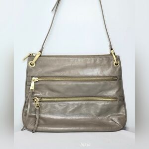 HOBO Everly Leather Crossbody EUC *Taupe*